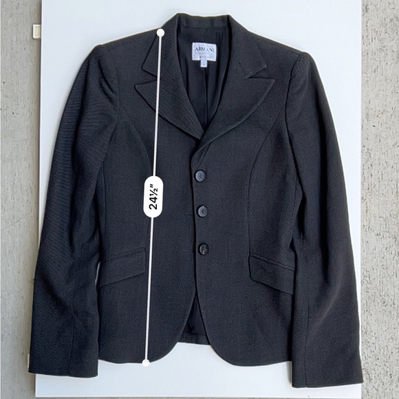 Armani Collezioni Vintage Y2K Fitted Blazer - Office Siren Corpcore Boardroom - Picture 15 of 15